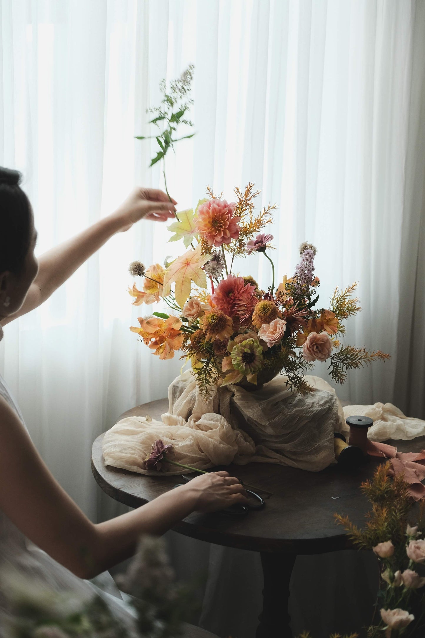 ｜Foam-Free Centerpieces｜以自然為師 端景桌花
Saturday, October 26, 2024