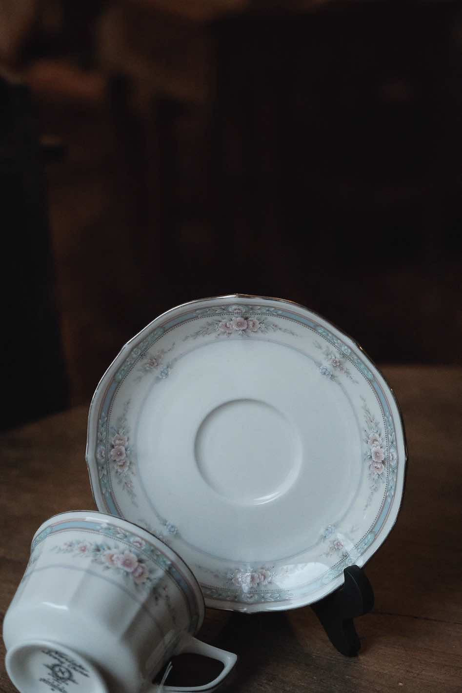 日本製 Noritake 描銀