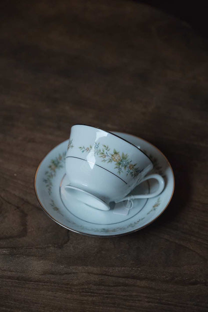 日本製 Noritake 描銀